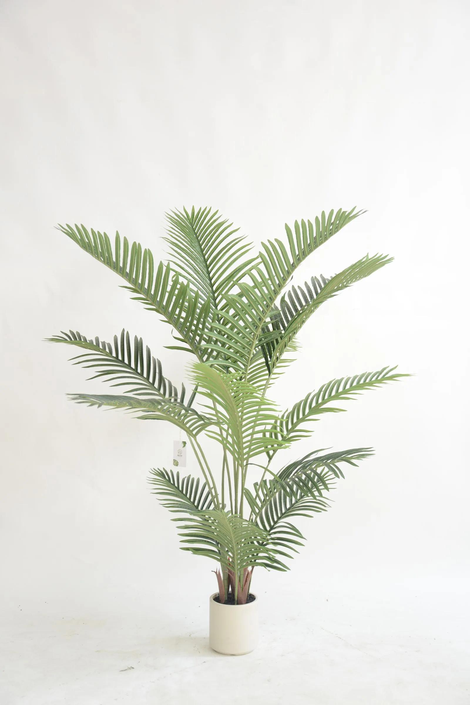 Artificial indoor palm tree