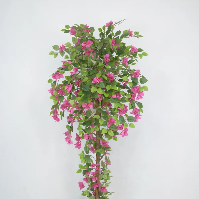 Real Wood Trunk Artificial Bougainvillea