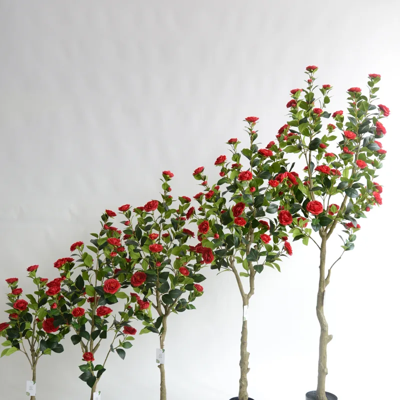 Red Artificial Camellia Tree series