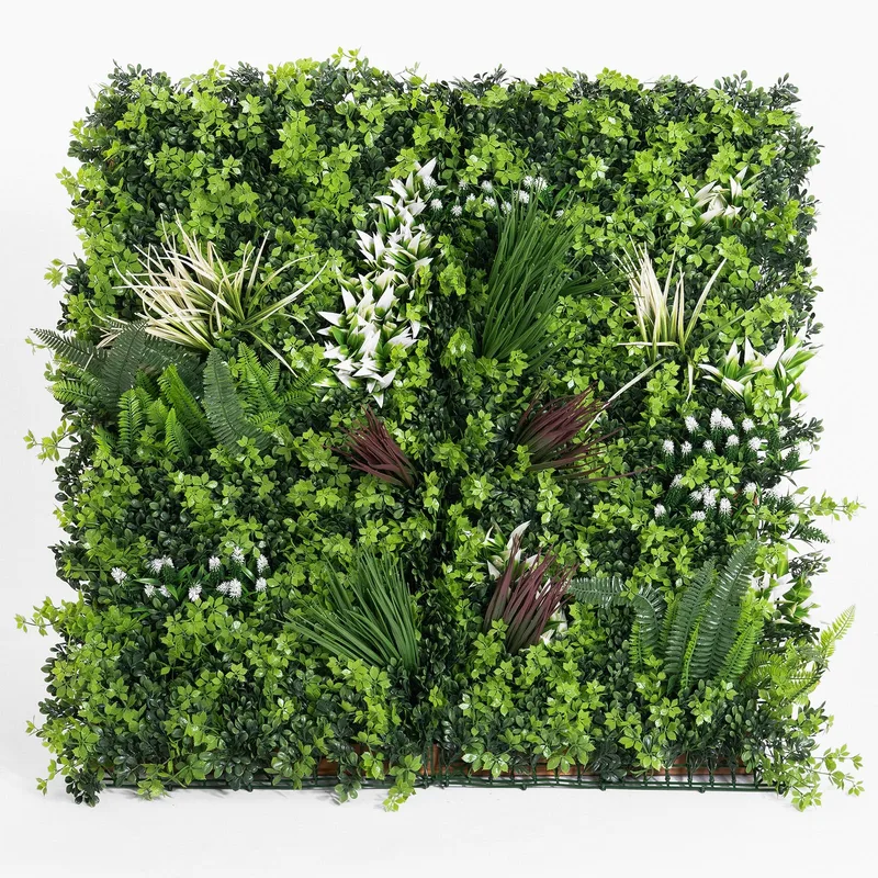 Galaxy mixed foliage artificial green wall panel