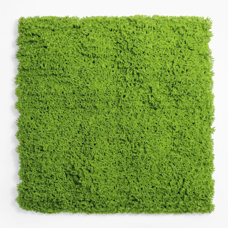 Moss artificial green wall panel