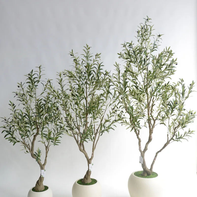 Large Tree Head 3D Artificial Olive Tree