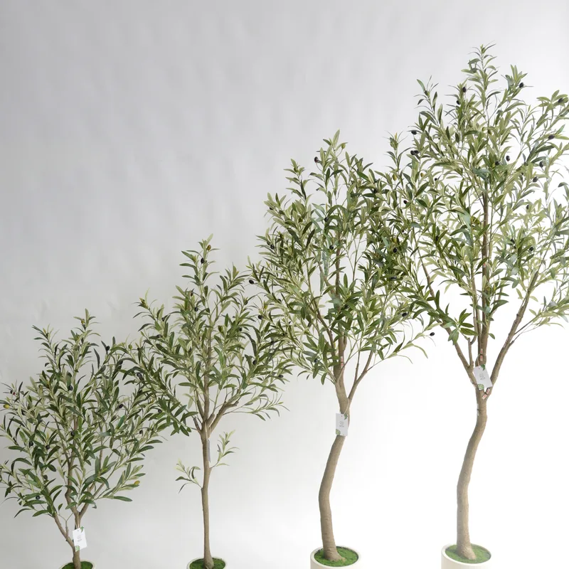 LS New Style Artificial Olive Tree — multiple sizes