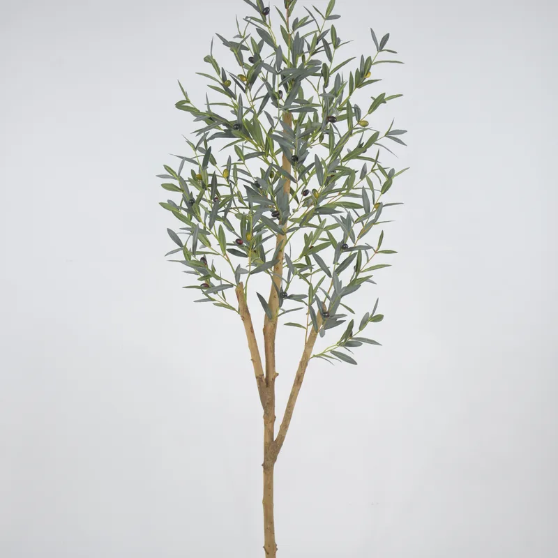 Velvet Flock Artificial Olive Tree