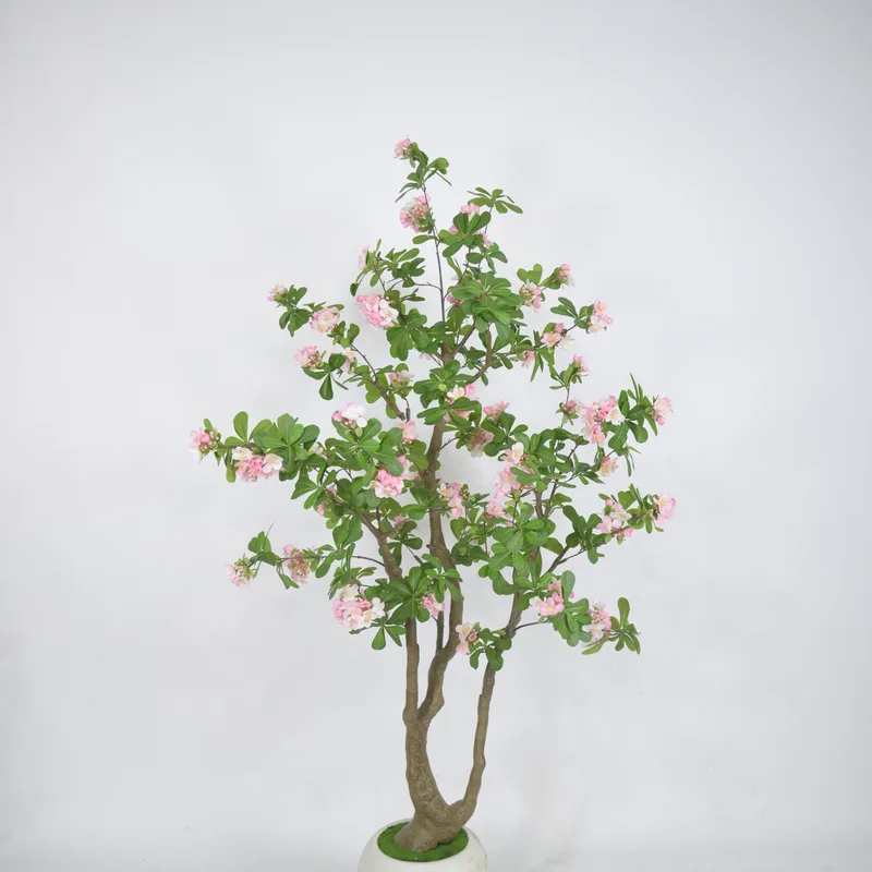 Artificial Begonia Flowering Tree